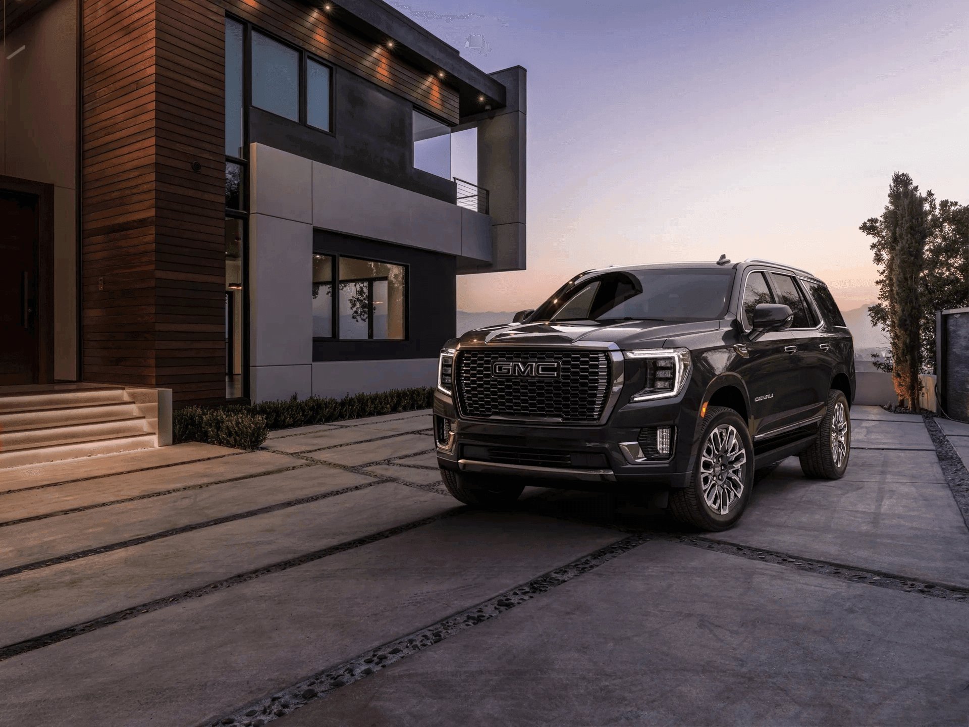 GMC Yukon Denali at luxury residence